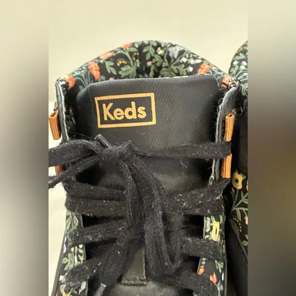 KEDS X RIFLE PAPER CO. SNEAKERS SCOUT IV LOTTIE HIGH TOP WATER REPELLENT - Picture 5 of 14